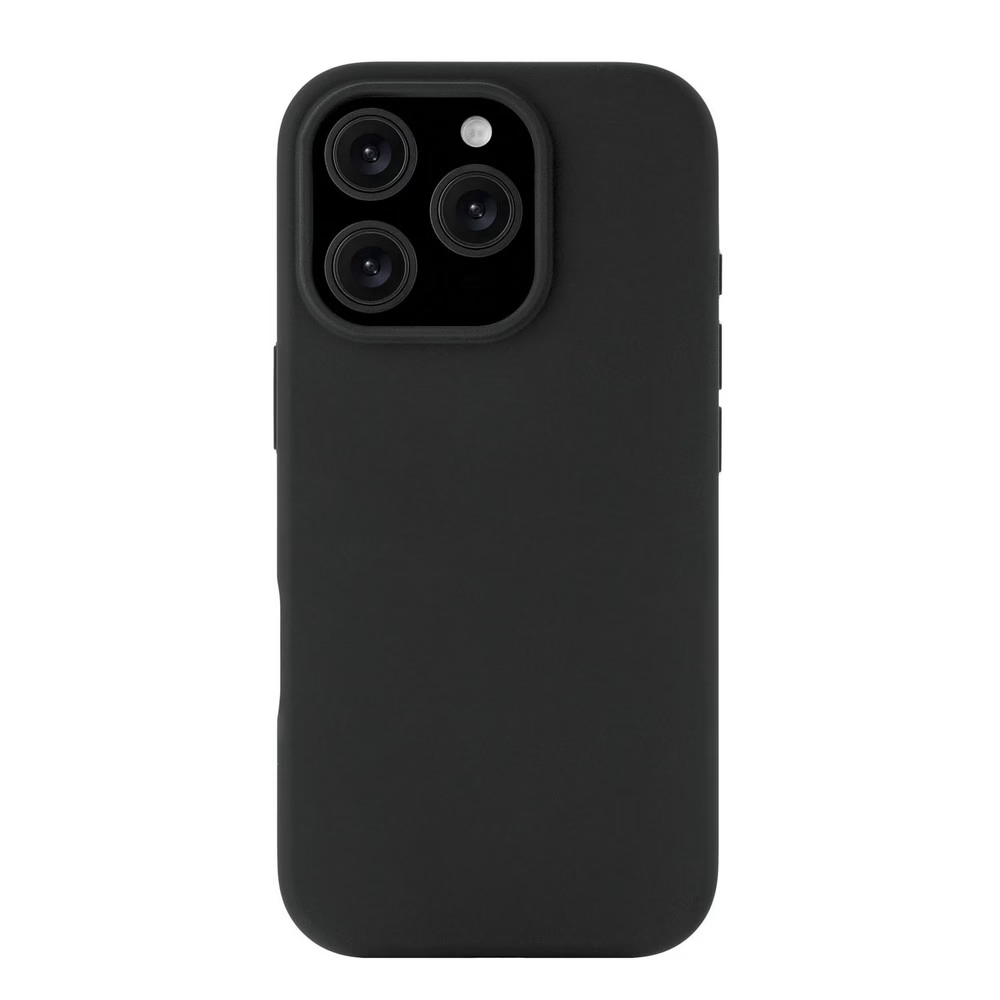 Чехол защитный uBear Touch Mag Case iPhone 16 Pro Max, силикон, софт-тач, черный